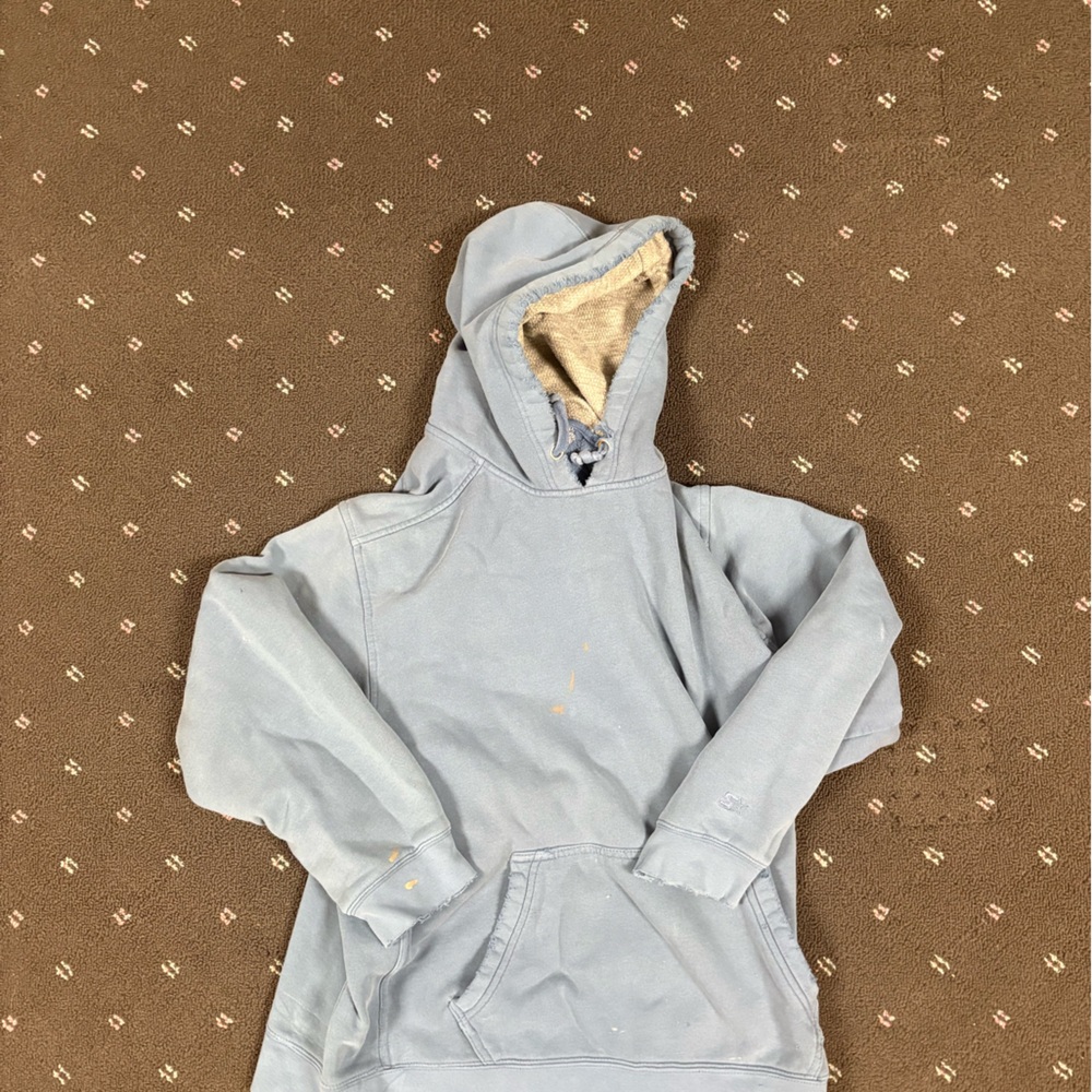 Light Blue Hoodie with Front Pocket